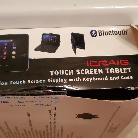 9" Touch Screen Bluetooth Tablet with Keyboard & Case & Original Box/Docs - Picture 12 of 13